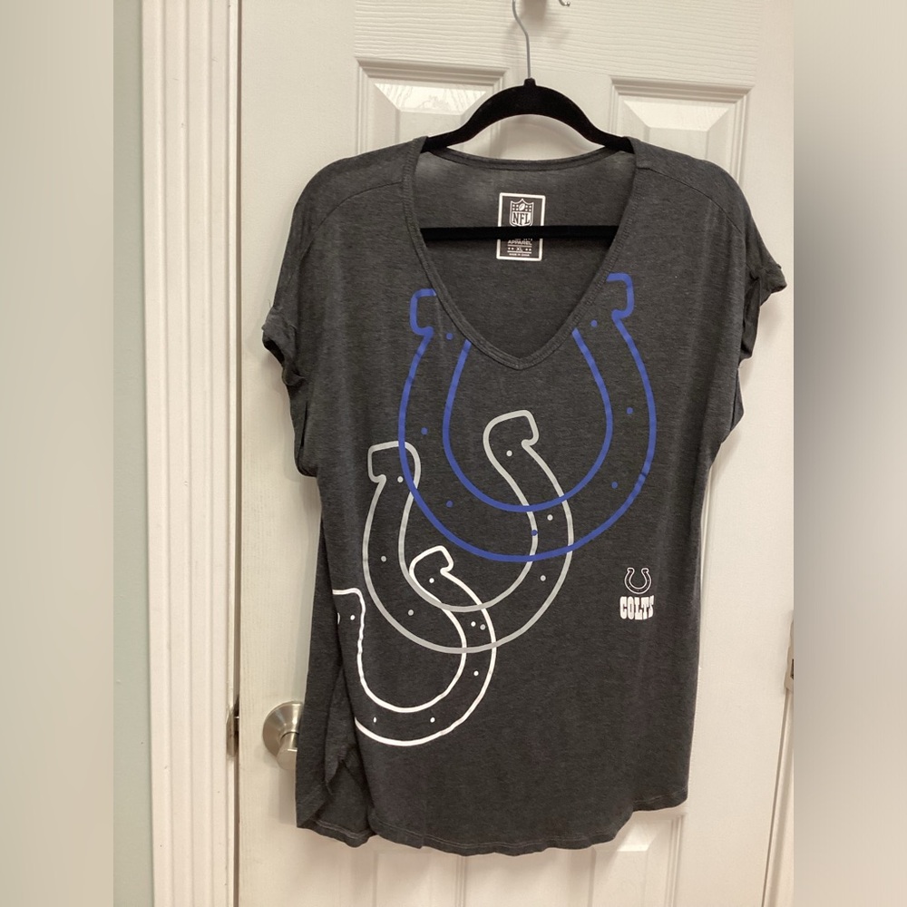 Indianapolis Colts Women’s NFL Team Apparel Women’s XL Shirt dark Heather grey